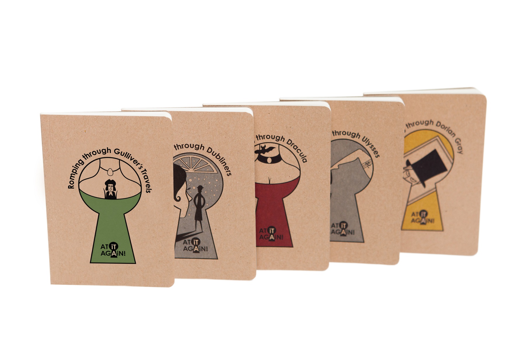 Product Image Romping through Irish Literature Series 2017 by At it Again!Design Ireland
