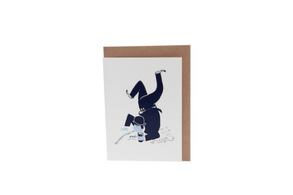 Romping through Dubliners Greetings Card At it Again!