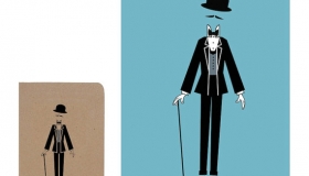 Special offer Gent print and notebook by At it Again! Etsy