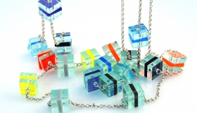 Spectrum cubes. Detail. 2016. Mulholland Jewellery
