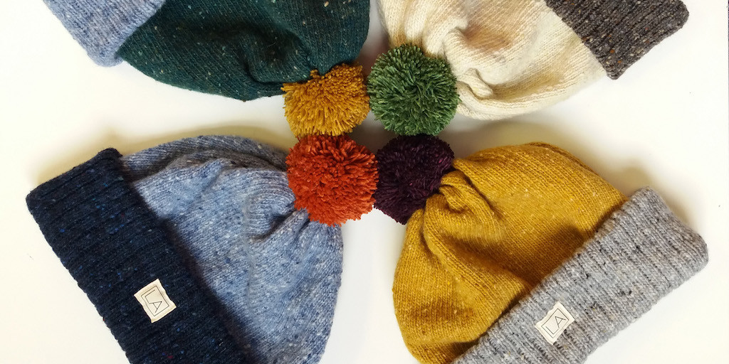 Liadain Aiken knitwear stall at the Dublin Flea Christmas Market
