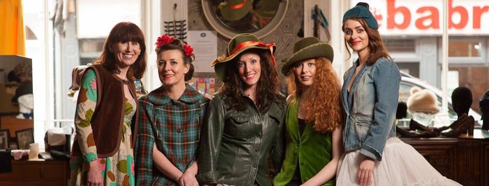 Vintage Belle Clothes stall at the Dublin Flea Christmas Market 2015