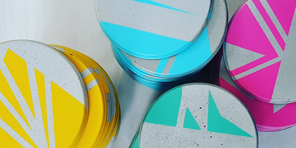 ail+el contemporary homeware stall at the Dublin Flea Christmas Market