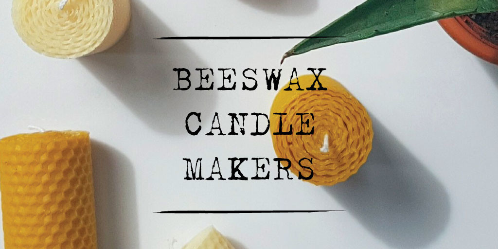 Beeswax Candle Makers stall at the Dublin Flea Christmas Market