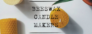 Beeswax Candle Makers stall at the Dublin Flea Christmas Market