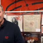 Brendan Butler Vinyl stall at the Dublin Flea Christmas Market