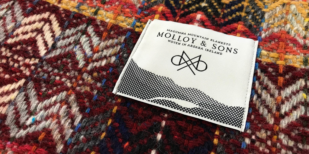 Molloy&Sons tweed stall at the Dublin Flea Christmas Market