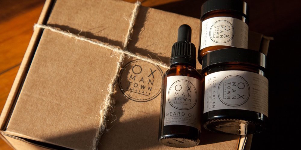 Oxmantown Skincare stall at the Dublin Flea Christmas Market