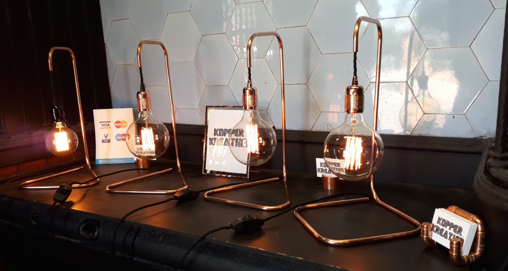 Kopper Kreation stall Dublin Flea Christmas Market 2018