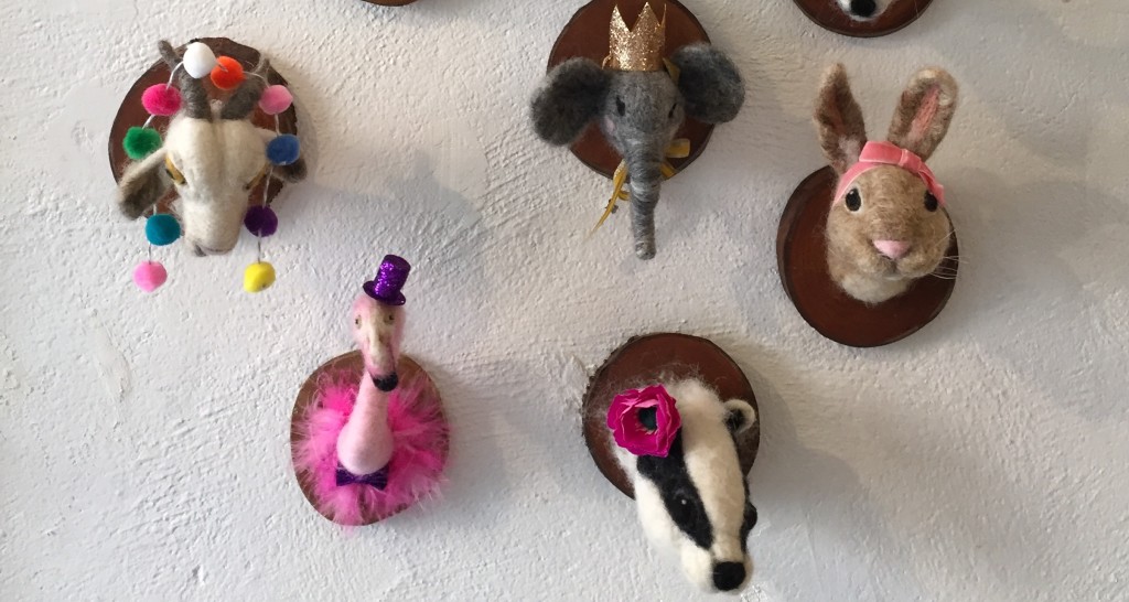 Felt Fauna stall Dublin Flea Christmas Market 2018 wk1