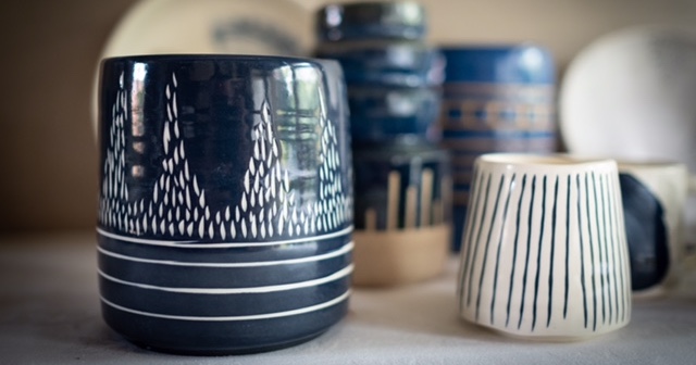 Noel Byas Ceramics DUblin Flea Christmas Market 2018